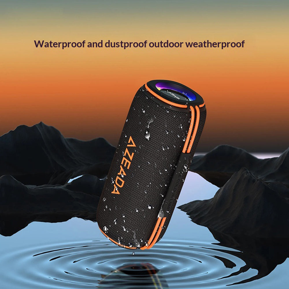 AZEADA AZ-S05 10W Portable Bluetooth-compatible Speaker RGB Lighting IPX6 Waterproof Subwoofer for Outdoor