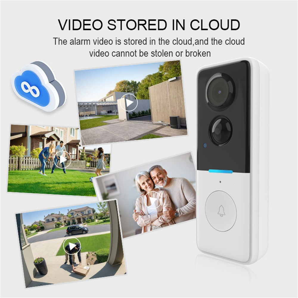 WF015D-013D PIR Motion Detection 720P HD Smart Video Doorbell Tuya APP Two Way Audio Wireless Doorbell Camera