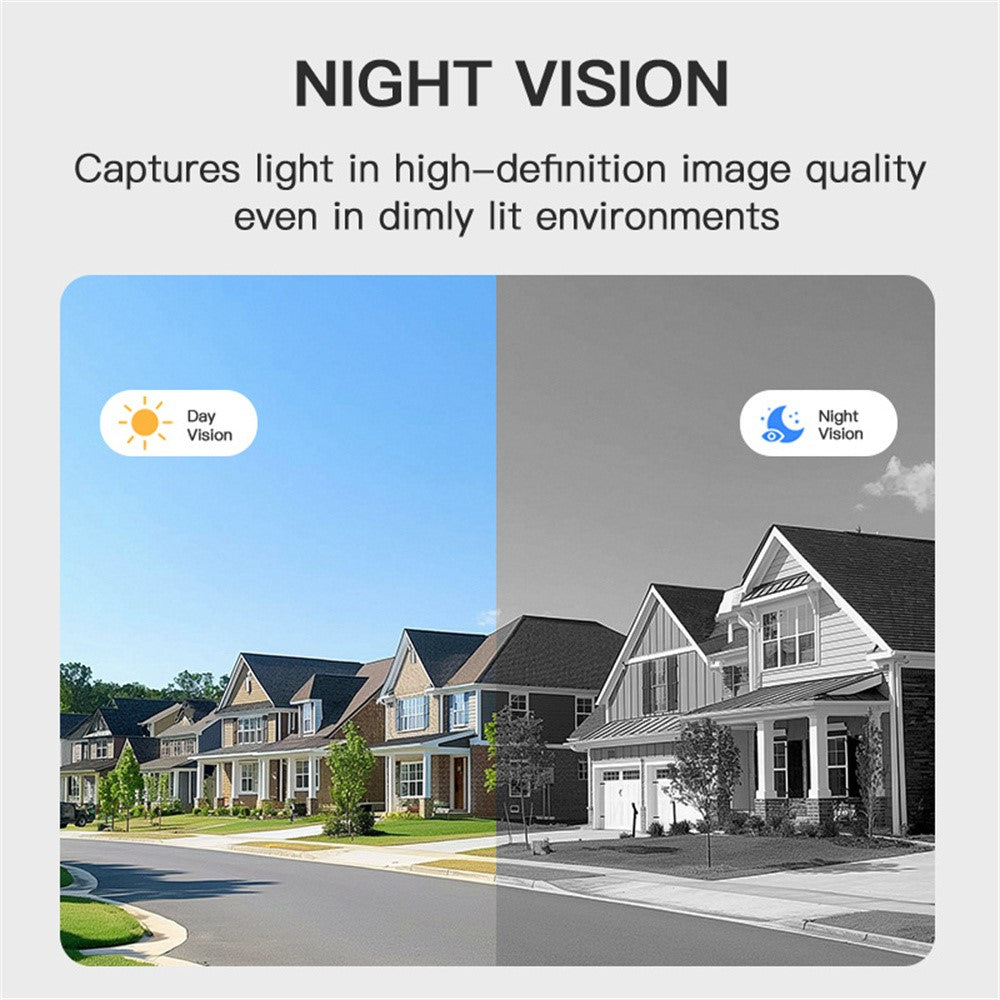 WF015D-013D PIR Motion Detection 720P HD Smart Video Doorbell Tuya APP Two Way Audio Wireless Doorbell Camera
