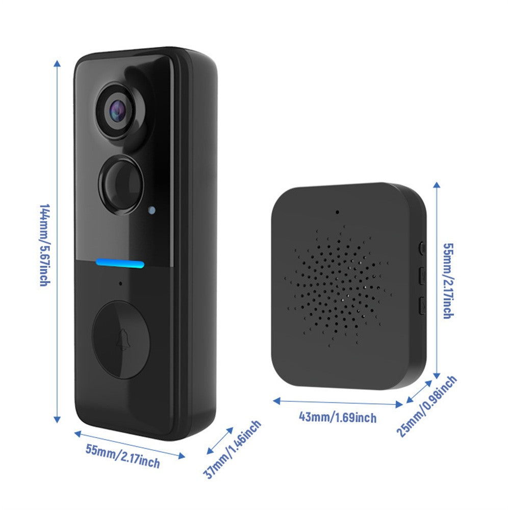 WF015D-013D PIR Motion Detection 720P HD Smart Video Doorbell Tuya APP Two Way Audio Wireless Doorbell Camera