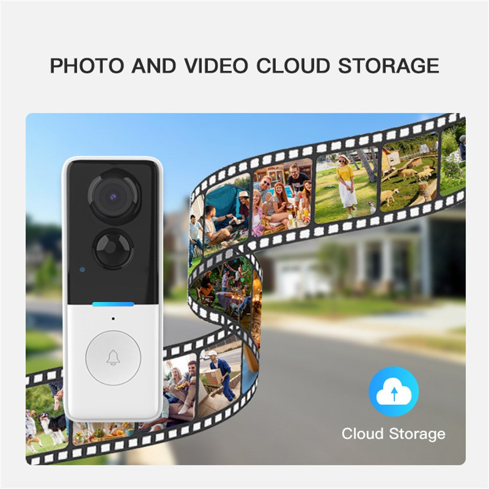 WF015D-013D PIR Motion Detection 720P HD Smart Video Doorbell Tuya APP Two Way Audio Wireless Doorbell Camera