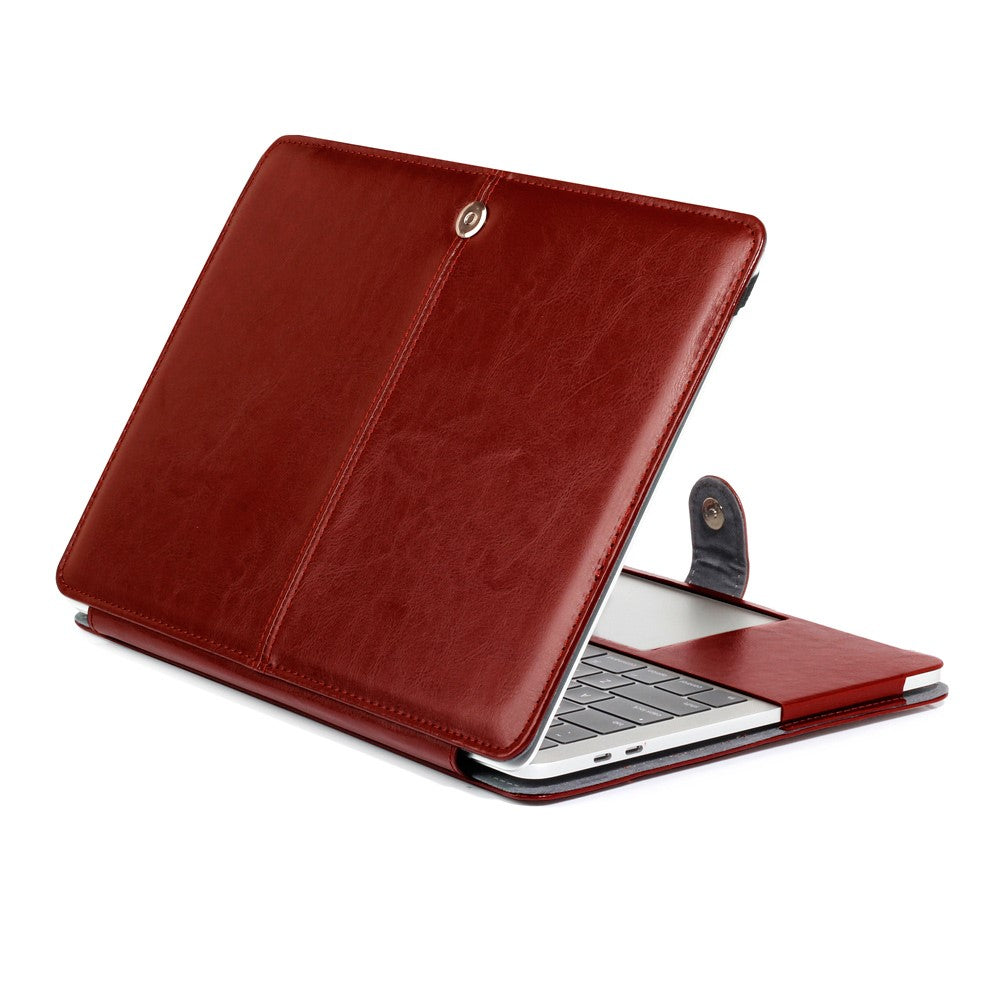Crazy Horse Leather Case Protector for MacBook Pro 13-inch (2016) A1706/A1708/A1989/A2159/A2251/A2289/A2338