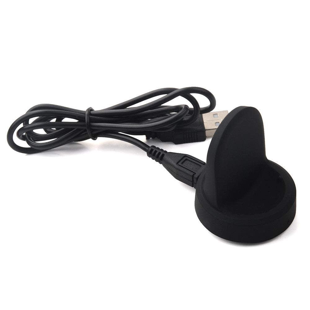 For Samsung Gear S3 Classic / S3 Frontier / SM-R600 Charger Watch Wireless Charging Dock Stand with USB Cable