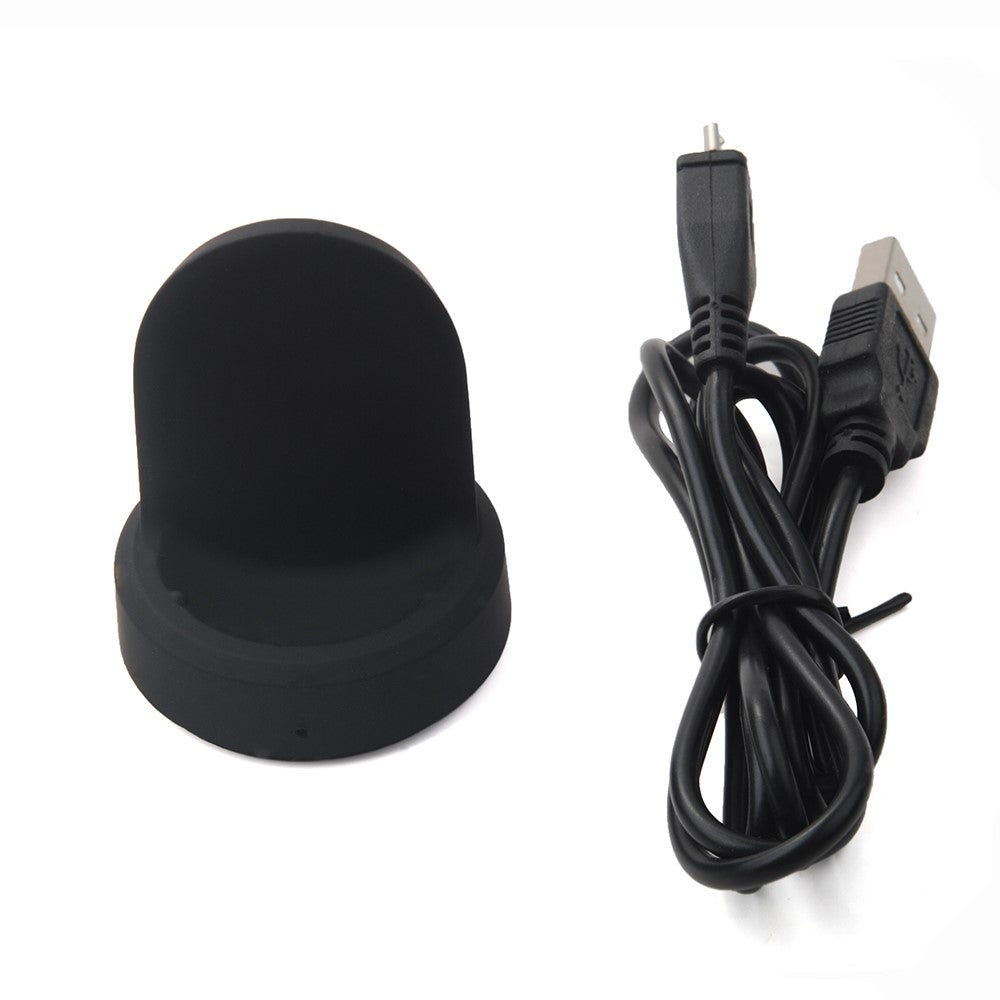 For Samsung Gear S3 Classic / S3 Frontier / SM-R600 Charger Watch Wireless Charging Dock Stand with USB Cable