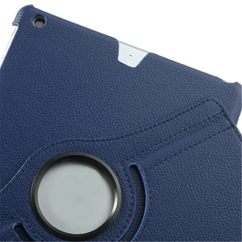 360 Degree Rotating Litchi Leather Folio Case for iPad Air (2013) Tablet Case Accessory