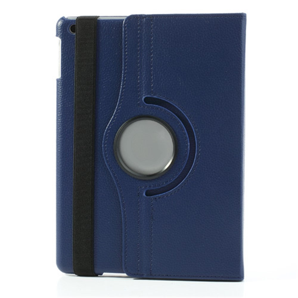 360 Degree Rotating Litchi Leather Folio Case for iPad Air (2013) Tablet Case Accessory