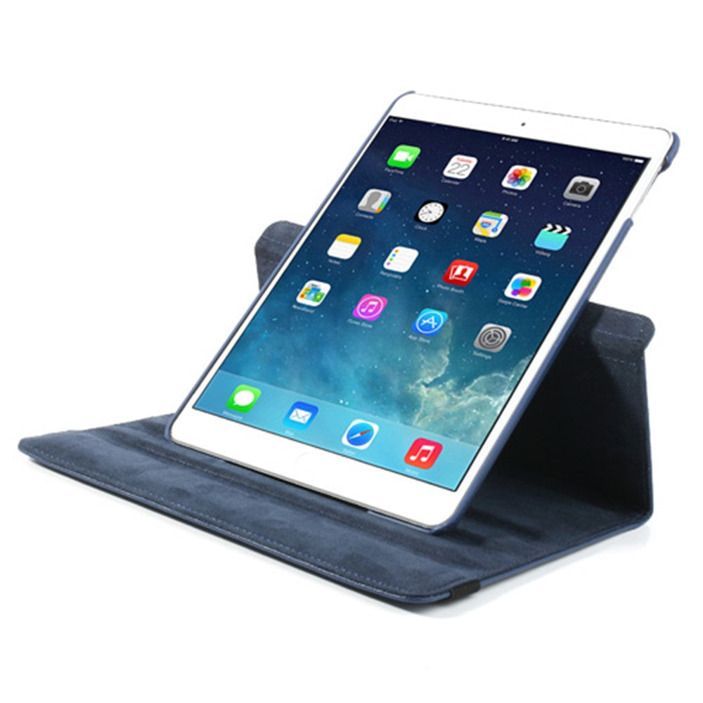 360 Degree Rotating Litchi Leather Folio Case for iPad Air (2013) Tablet Case Accessory