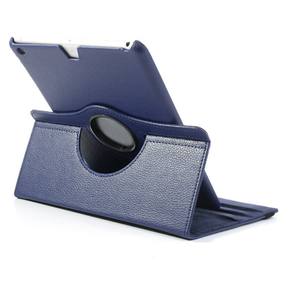 360 Degree Rotating Litchi Leather Folio Case for iPad Air (2013) Tablet Case Accessory
