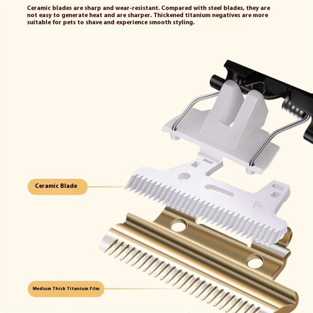 Pet Grooming Hair Clipper USB Rechargeable Shavers Hair Cutter Dog Cat Rabbit Hair Trimmer Cutter Baby Hair Clipper